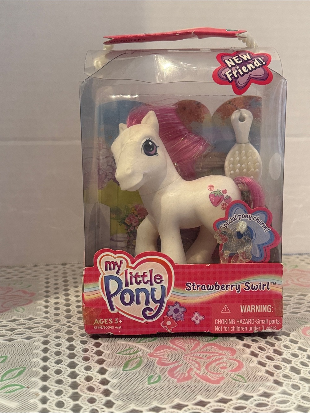 Vintage My Little Pony Strawberry Shortcake 2003 EUC in box w accessories